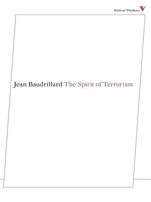 cover image of The Spirit of Terrorism